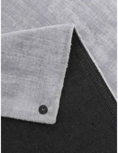 tappeto Shine UNI 641 argento