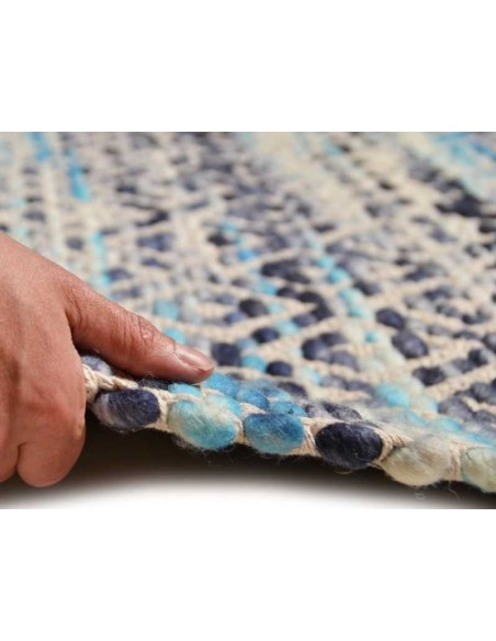 tappeto Smooth Comfort diamond 700 blu
