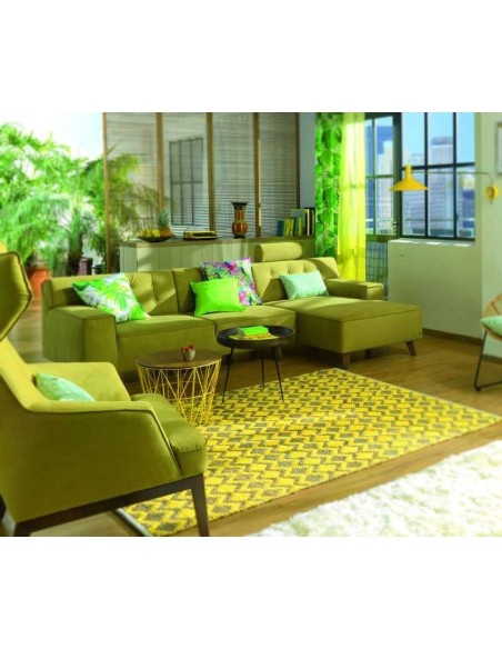 tappeto Smooth Comfort Geometric 850 yellow