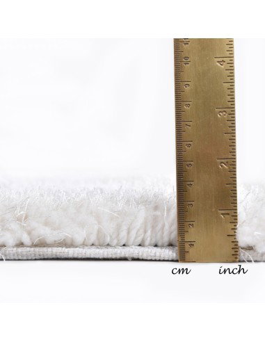 tappeto Soft UNI 102 bianco
