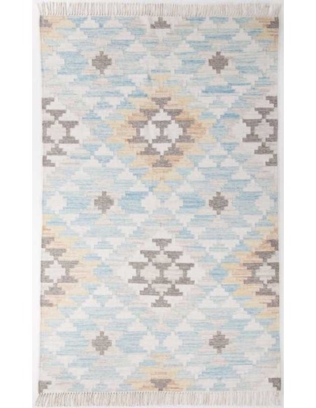 tappeto Vintage CheckKel 725 turchese multi