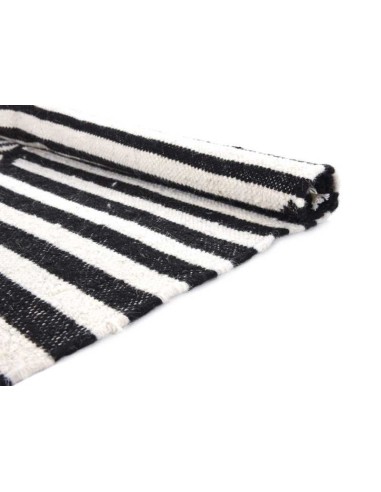 tappeto Vintage CrissCross 615 nero bianco