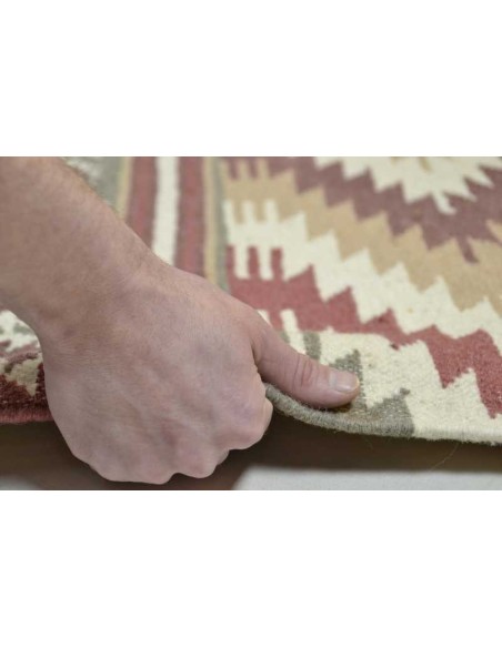 tappeto Vintage Kelim c I 200 rosso