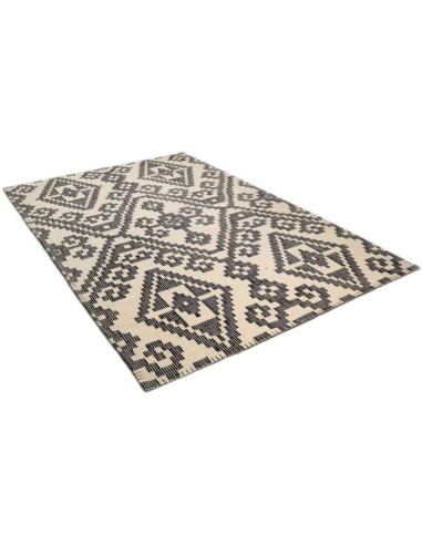 tappeto Vintage l.p. kelim 600 nero