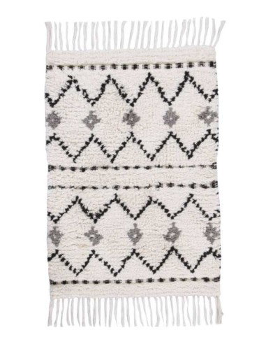 tappeto Ethno Bath Zigzag 103 bianco multi