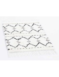 tappeto Ethno Bath Zigzag 103 bianco multi 2