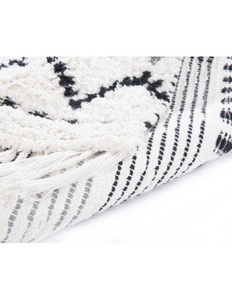 tappeto Ethno Bath Zigzag 103 bianco multi
