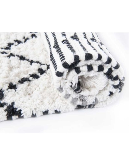tappeto Ethno Bath Zigzag 103 bianco multi