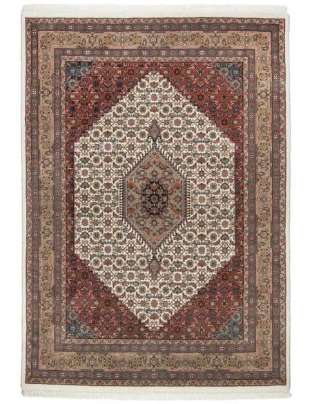 tappeto Benares Bidjar 9 571 crema marrone