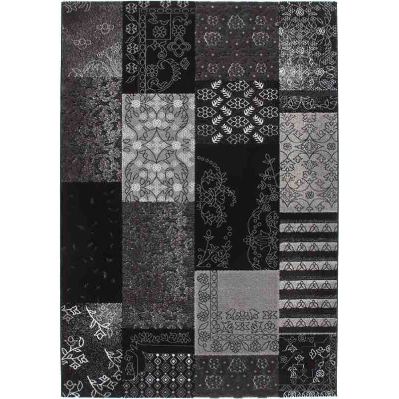 tappeto patchwork Turkey Samsun nero