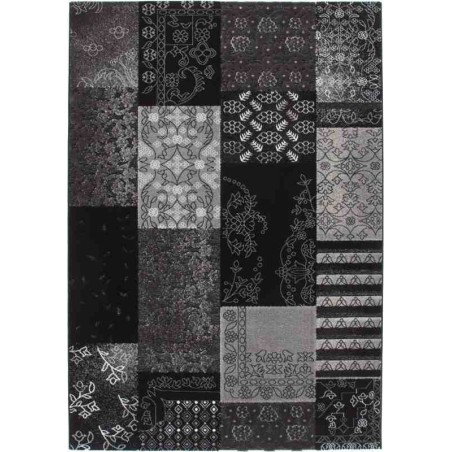 tappeto patchwork Turkey Samsun nero