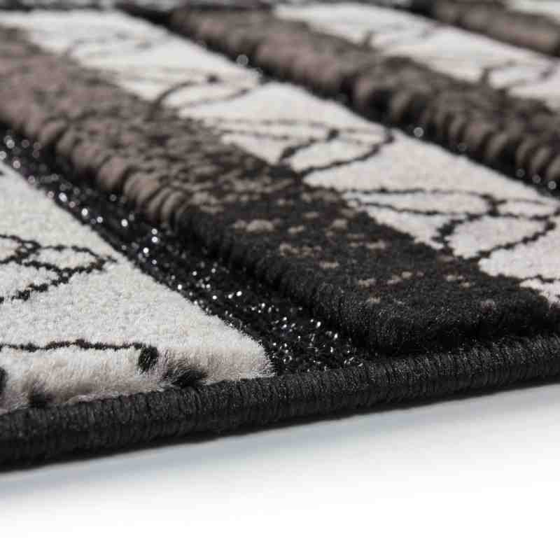 tappeto patchwork Turkey Samsun nero