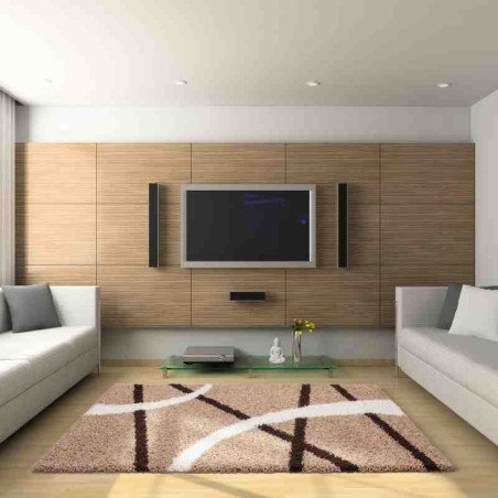tappeto geometrico Twister 600 beige