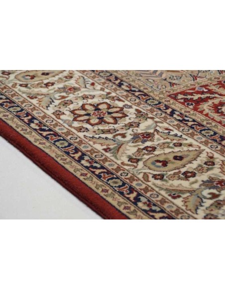 tappeto Sirsa Silk Bakt. N 562 rosso crema