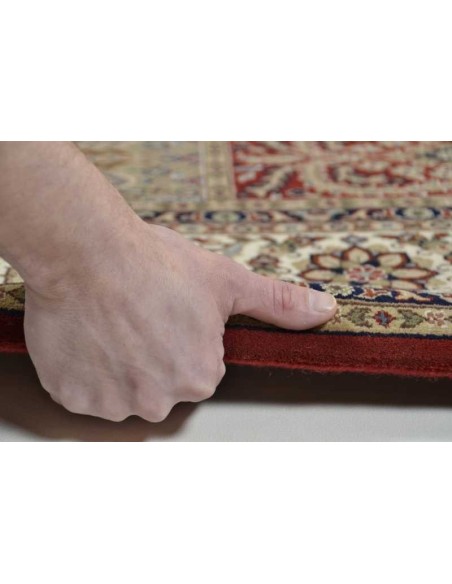 tappeto Sirsa Silk Bakt. N 562 rosso crema