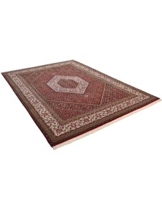 tappeto Sirsa Silk S Bidjar 562 rosso crema 2