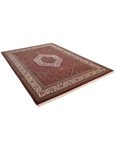 tappeto Sirsa Silk S Bidjar 562 rosso crema