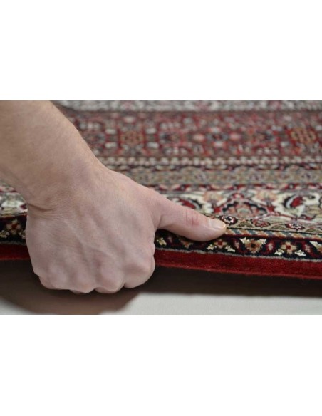 tappeto Sirsa Silk S Bidjar 562 rosso crema