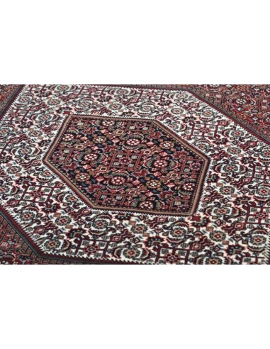 tappeto Sirsa Silk S Bidjar 562 rosso crema
