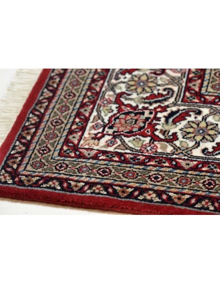 tappeto Sirsa Silk S Bidjar 562 rosso crema