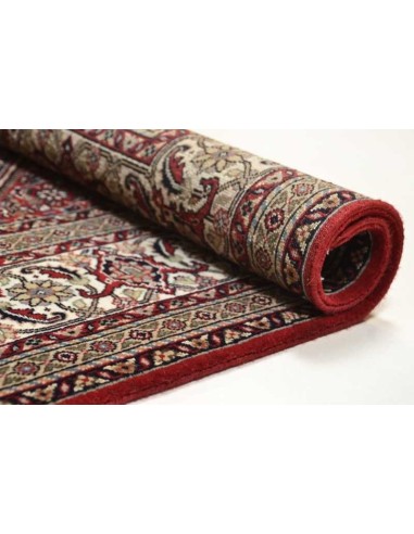 tappeto Sirsa Silk S Bidjar 562 rosso crema