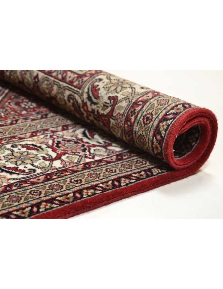 tappeto Sirsa Silk S Bidjar 562 rosso crema