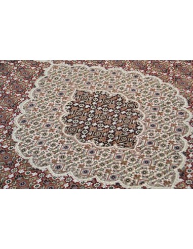tappeto Sirsa Silk Tabriz Ma 562 rosso crema