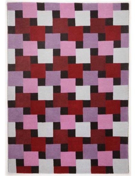 tappeto Como FE 6831 253 rosa multi