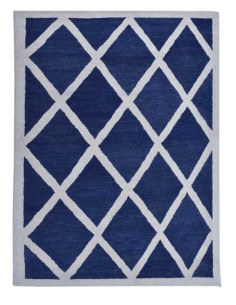 tappeto Royal Design 099 565 blu crema