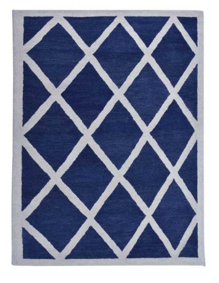 tappeto Royal Design 099 565 blu crema