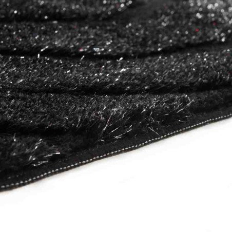 tappeto geometrico Whirl 935s nero