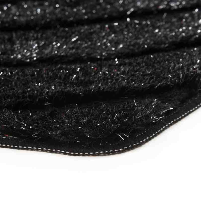 tappeto geometrico Whirl 935s nero