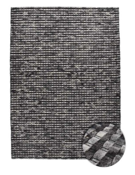 tappeto Tauern 3735 130 naturale dk. grigio