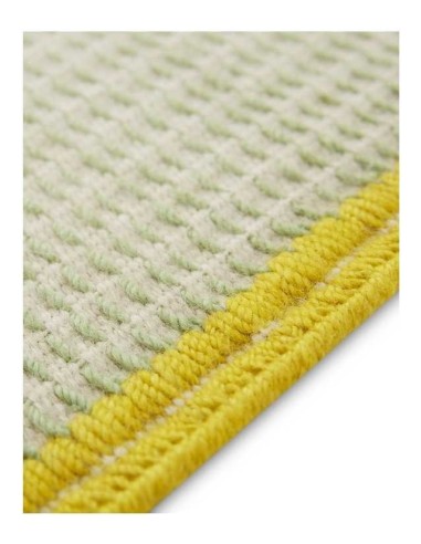 tappeto moderno GAN Backstitch Busy Green