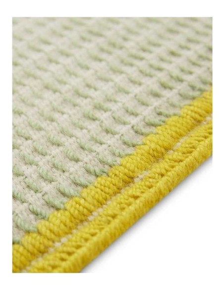 tappeto moderno GAN Backstitch Busy Green