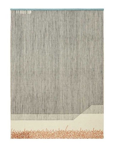 tappeto moderno GAN Backstitch Calm Brick