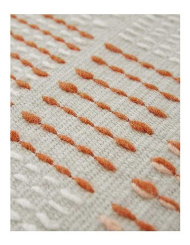 tappeto moderno GAN Backstitch Composition Brick