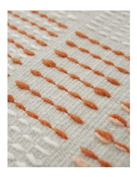 tappeto moderno GAN Backstitch Composition Brick