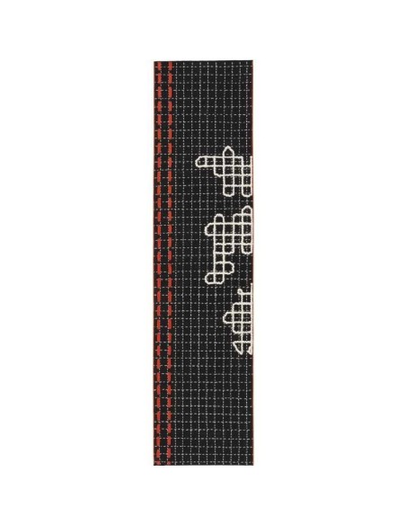 tappeto moderno GAN Bandas Single D Black