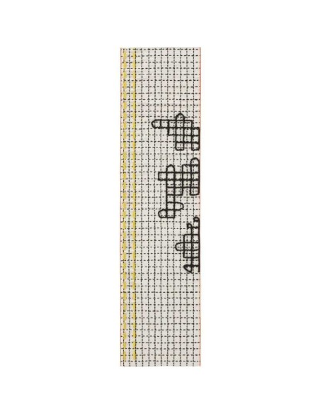 tappeto moderno GAN Bandas Single D White