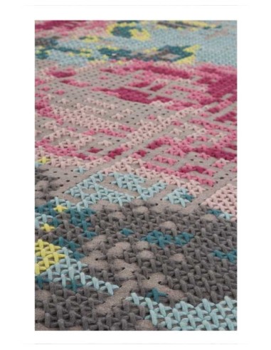 tappeto moderno GAN Canevas Flowers Big Colour