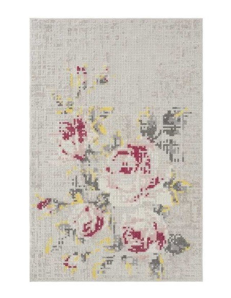 tappeto moderno GAN Canevas Flowers Big Natural