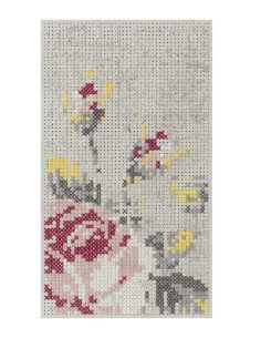 tappeto moderno GAN Canevas Flowers Mini Natural