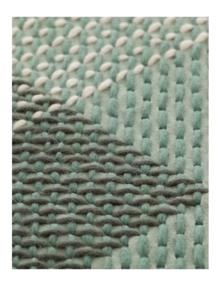 tappeto moderno GAN Canevas Geo Green