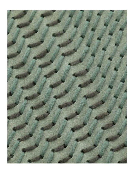 tappeto moderno GAN Canevas Geo Green