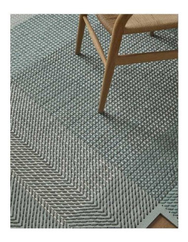 tappeto moderno GAN Canevas Geo Green