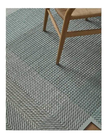 tappeto moderno GAN Canevas Geo Green