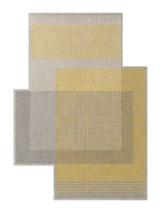 tappeto moderno GAN Canevas Geo Grey