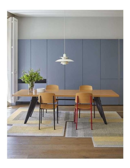 tappeto moderno GAN Canevas Geo Grey