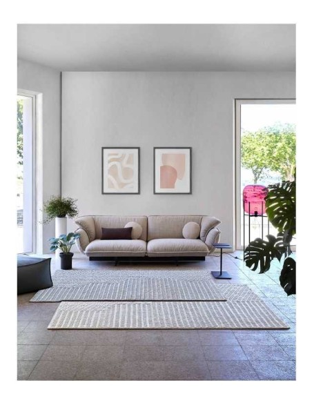 tappeto moderno GAN Chaddar Grey